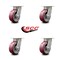 Service Caster 5 Inch Kingpinless Poly on Aluminum Wheel Swivel Top Plate Caster SCC, 4PK SCC-KP30S520-PAR-4 - alternate 2